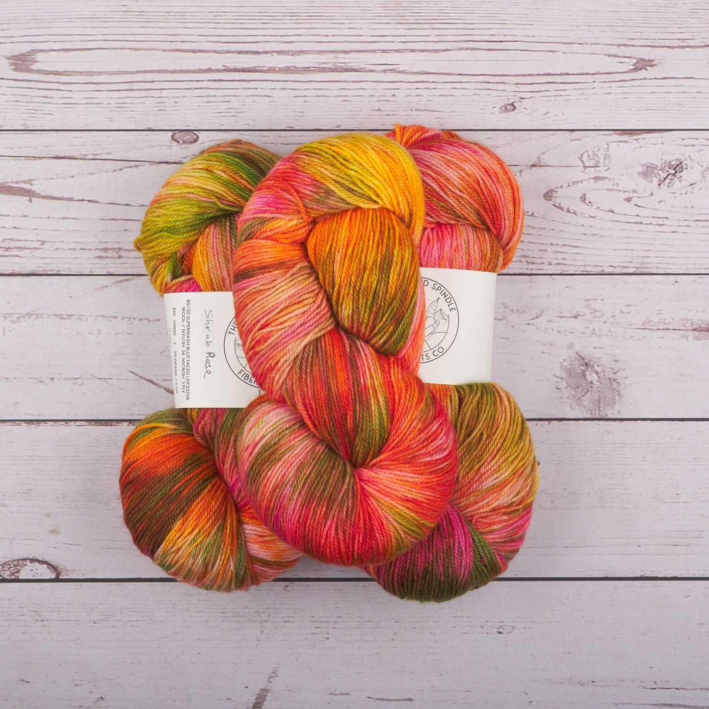 Bluefaced Leicester Sock Yarn - Shrub Rose