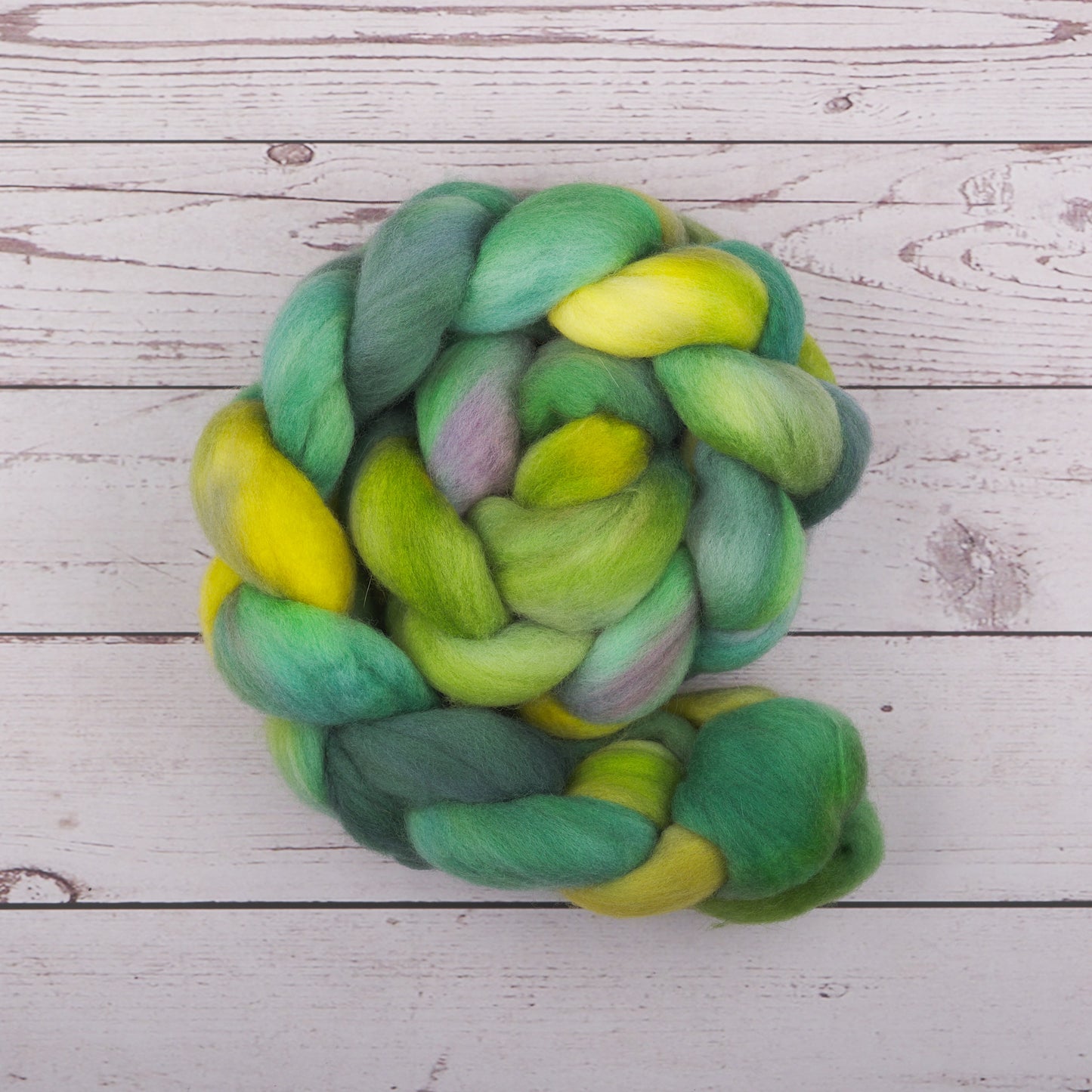 Polwarth Spinning Fiber - It's Not Easy Being Green