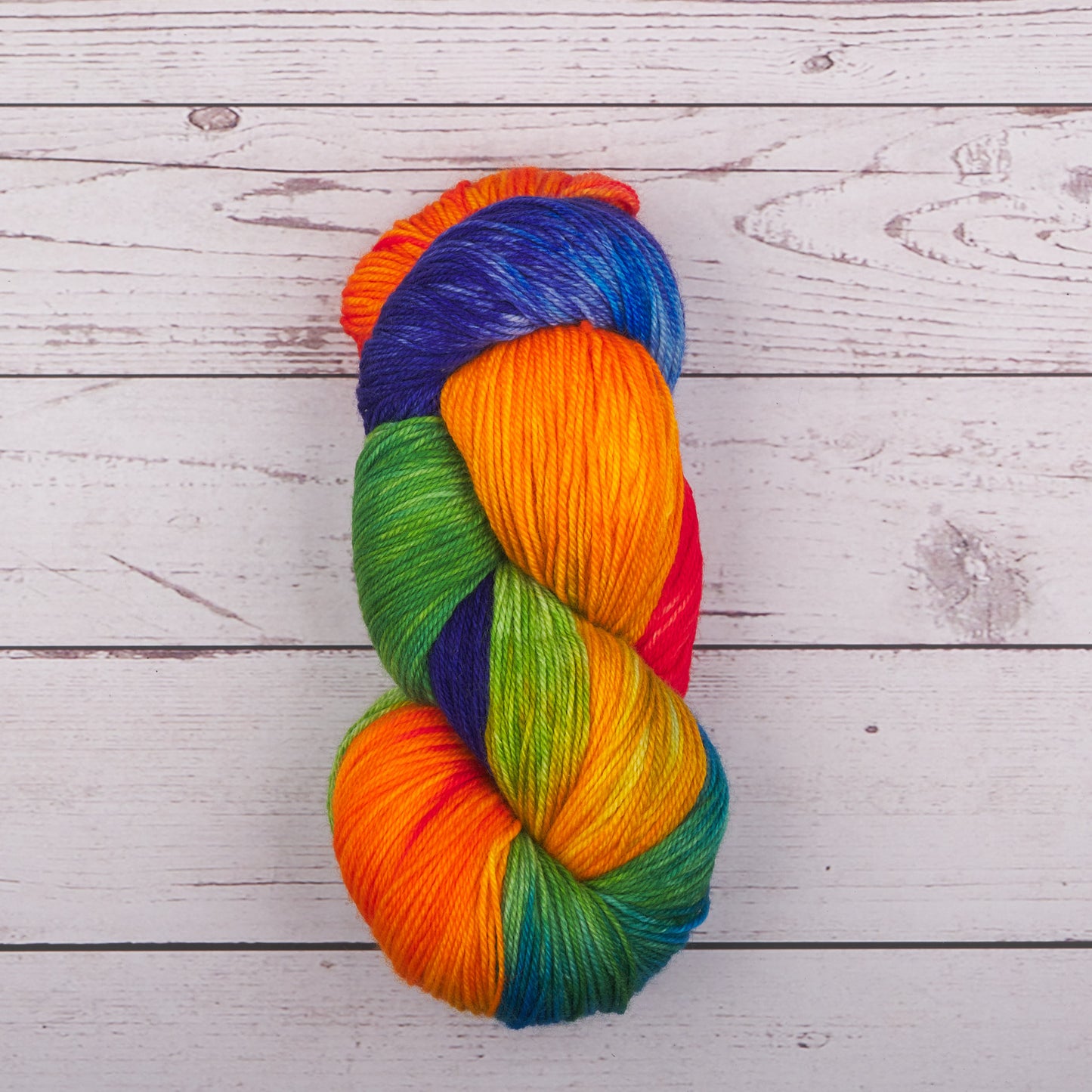 Bluefaced Leicester Sock Yarn - Sunshine and Rainbows