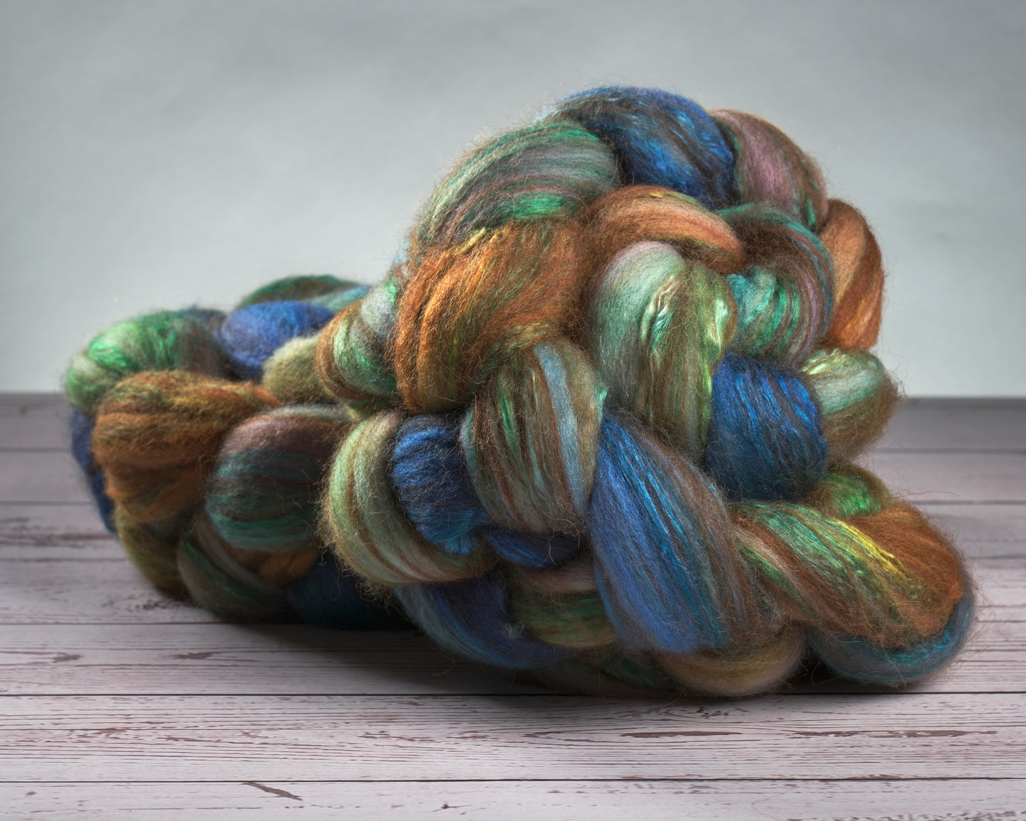 Merino Alpaca Camel and Mulberry Silk Spinning Fiber - Walden Pond