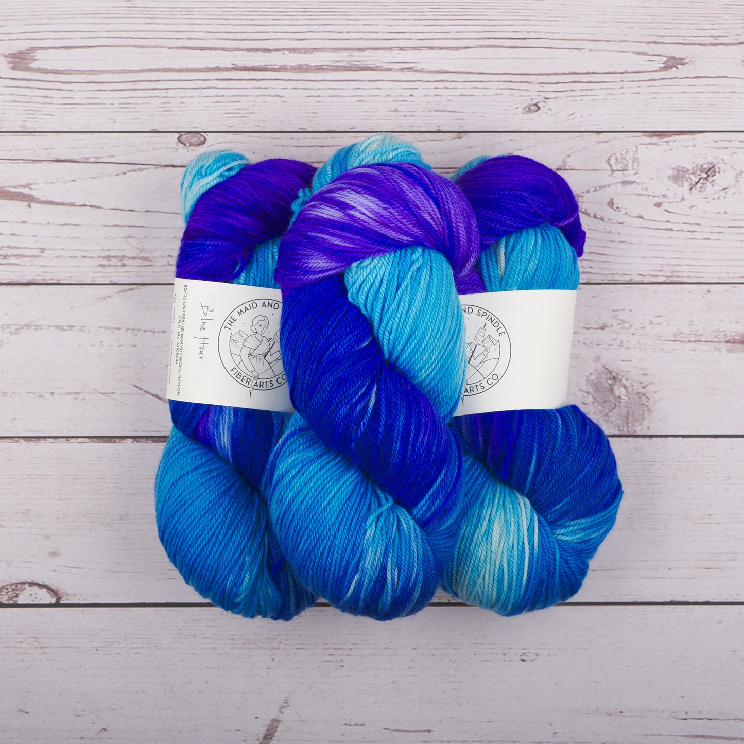 Merino Nylon Sock Yarn - Blue Hour