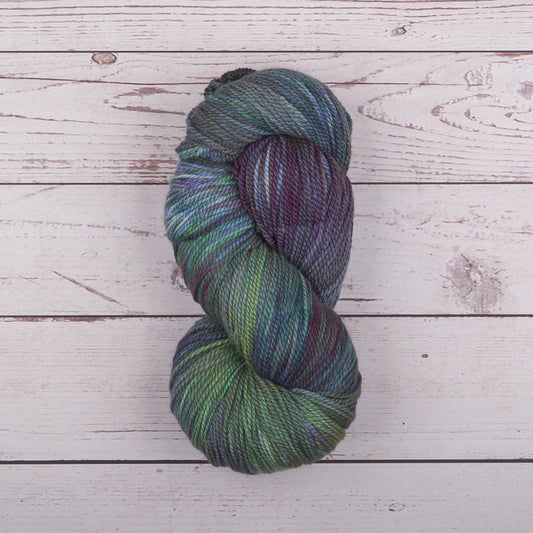 Merino Silk Fingering Yarn - Waterlilies