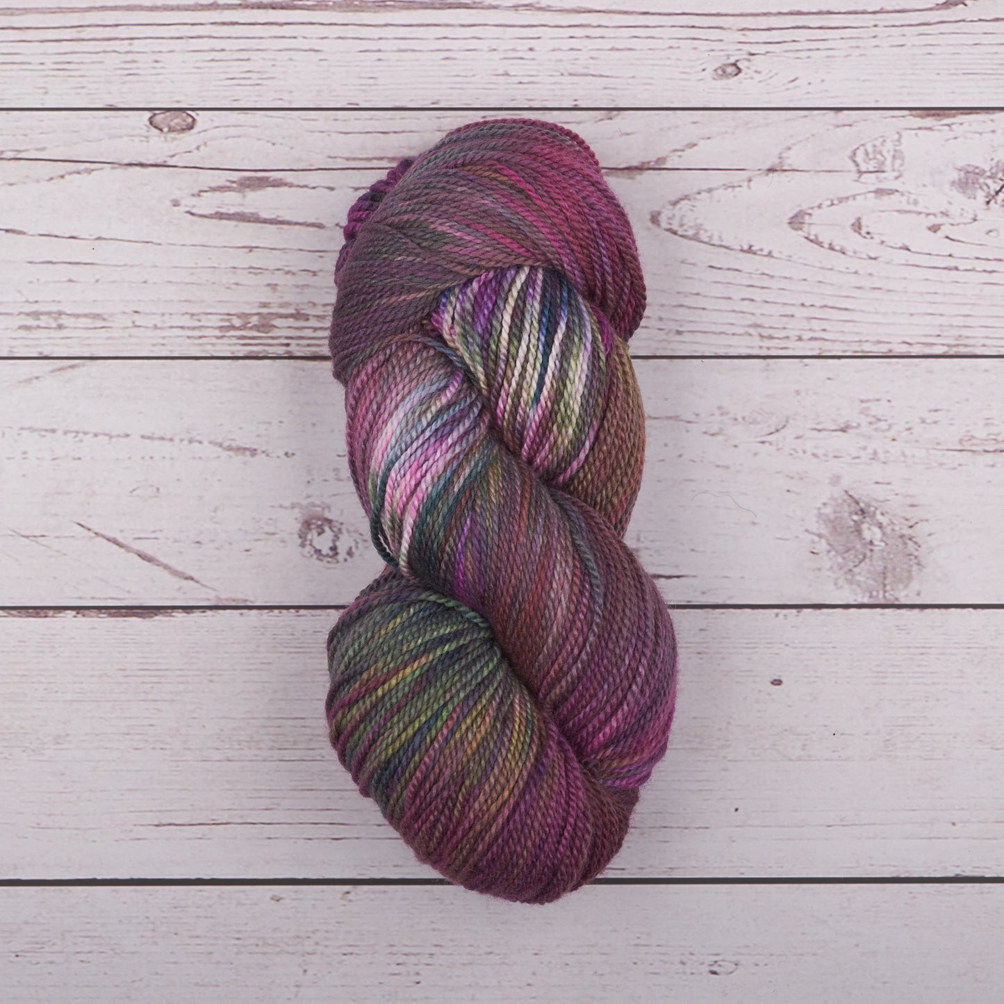 Merino Silk Fingering Yarn - Hellebores