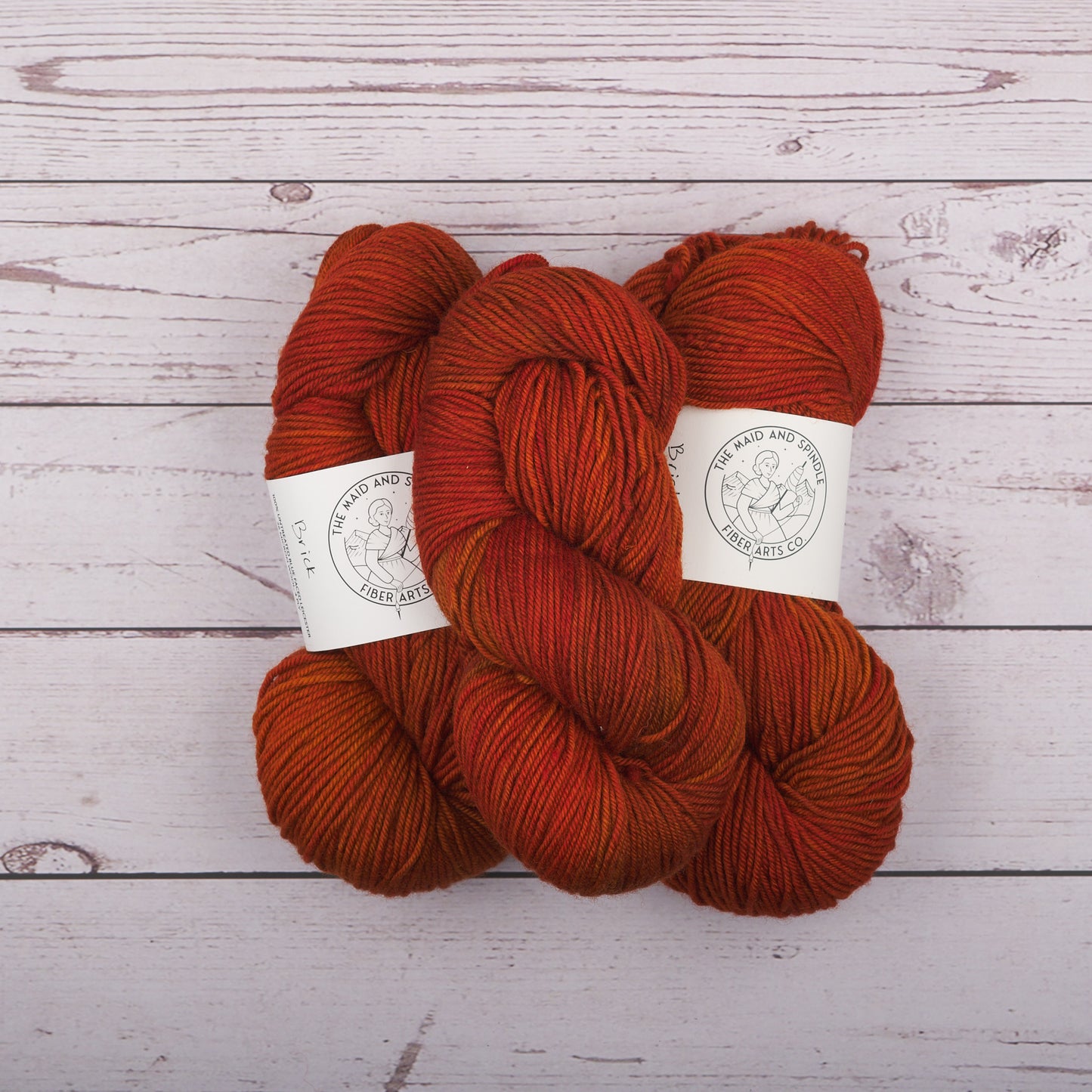 Bluefaced Leicester Worsted Yarn - Brick