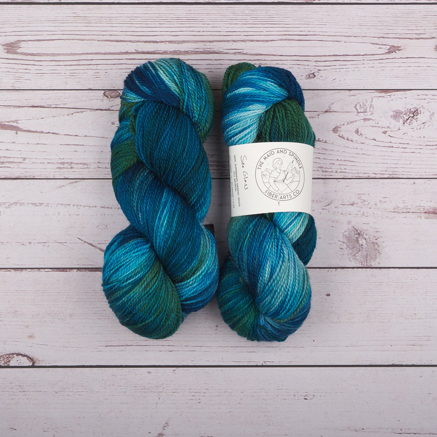 SW Merino Fingering Yarn - Sea Glass