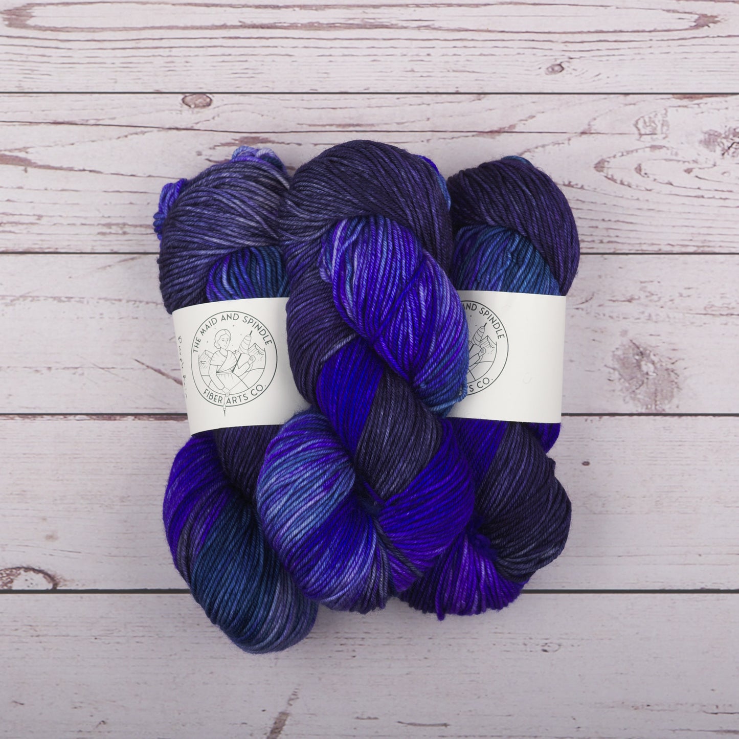 SW Merino Worsted Yarn - Purple Rain