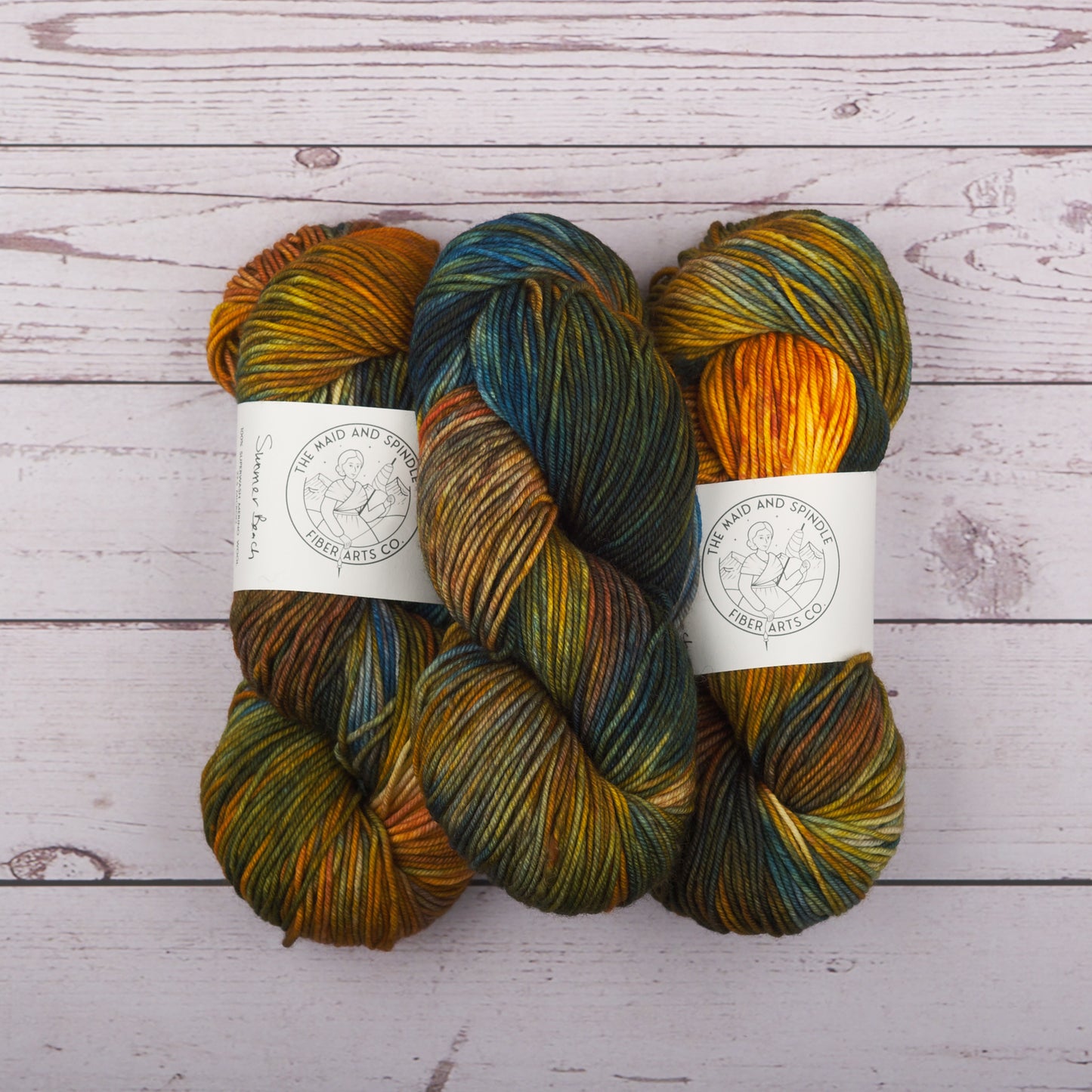 SW Merino Worsted Yarn - Summer Beach