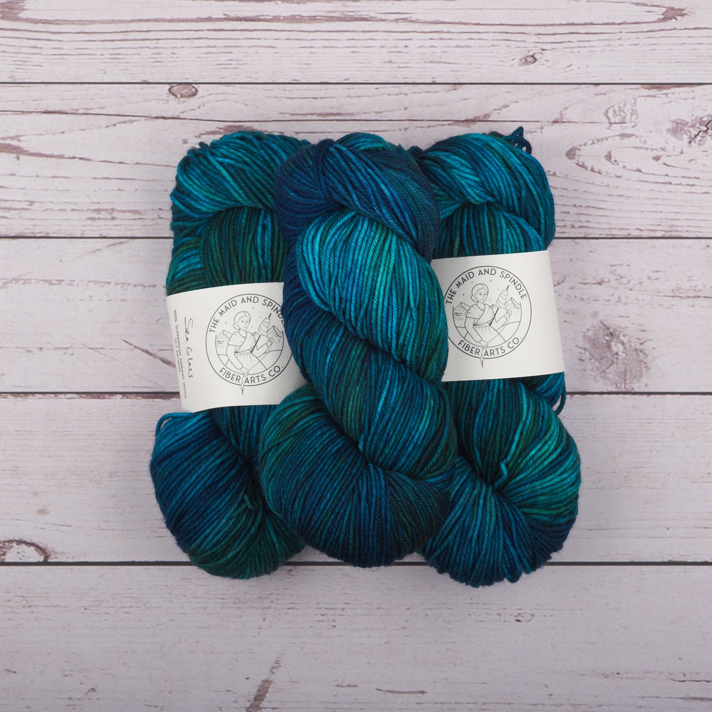 SW Merino Worsted Yarn - Sea Glass