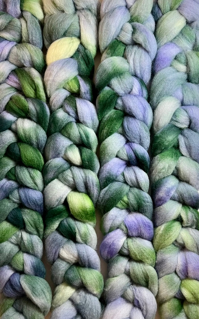 Bluefaced Leicester Spinning Fiber - Hyacinth