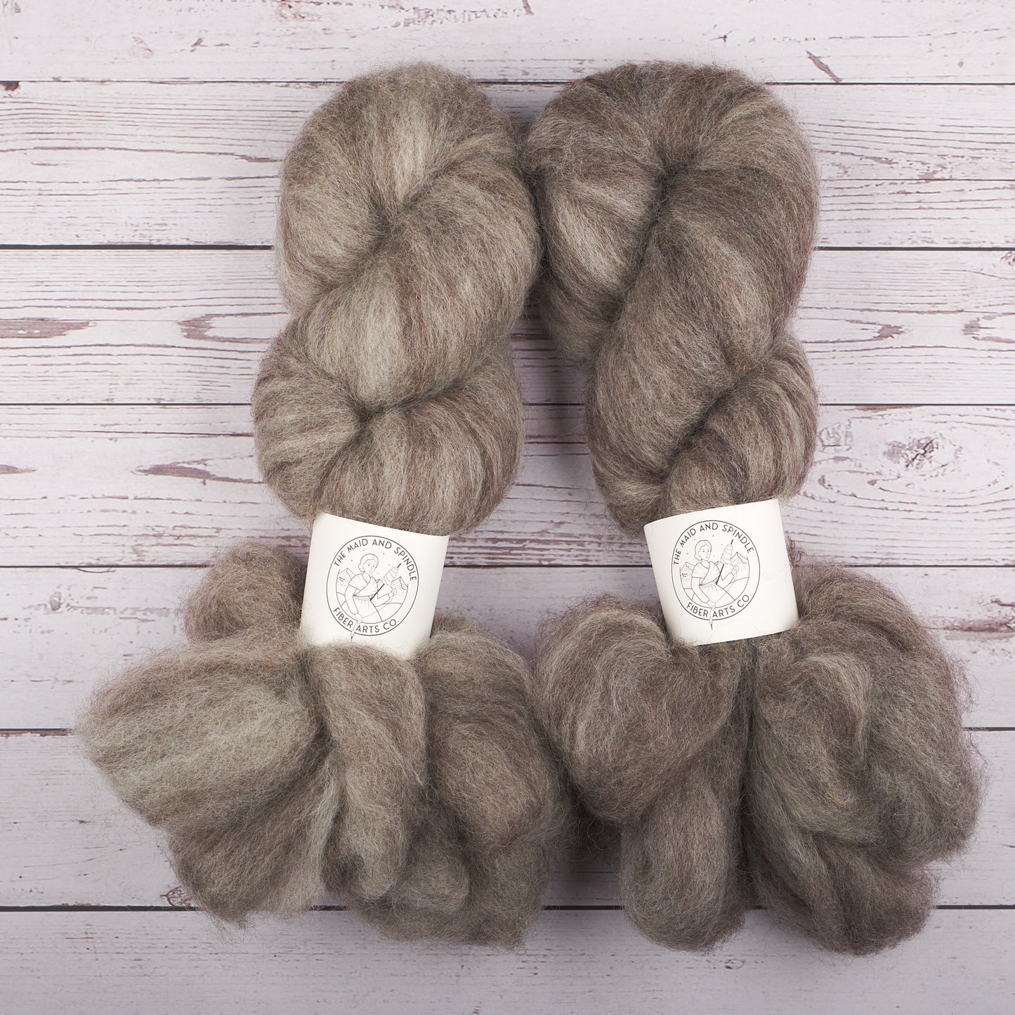 Local Custom Milled Blend Roving - Romney, Cotswold, Coopworth