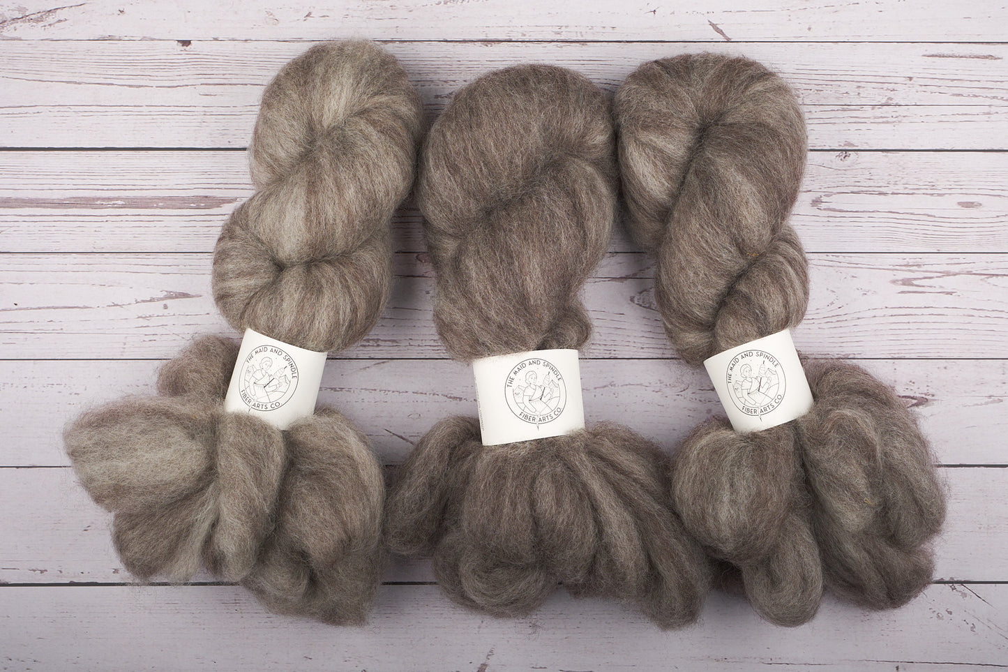 Local Custom Milled Blend Roving - Romney, Cotswold, Coopworth