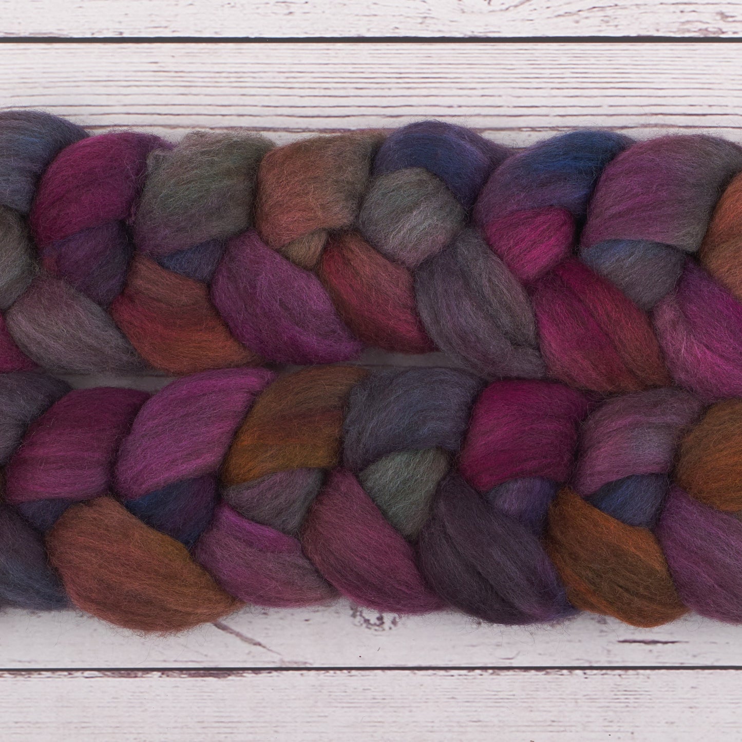 Polwarth and Yak Spinning Fiber - Last of the Summer Wine