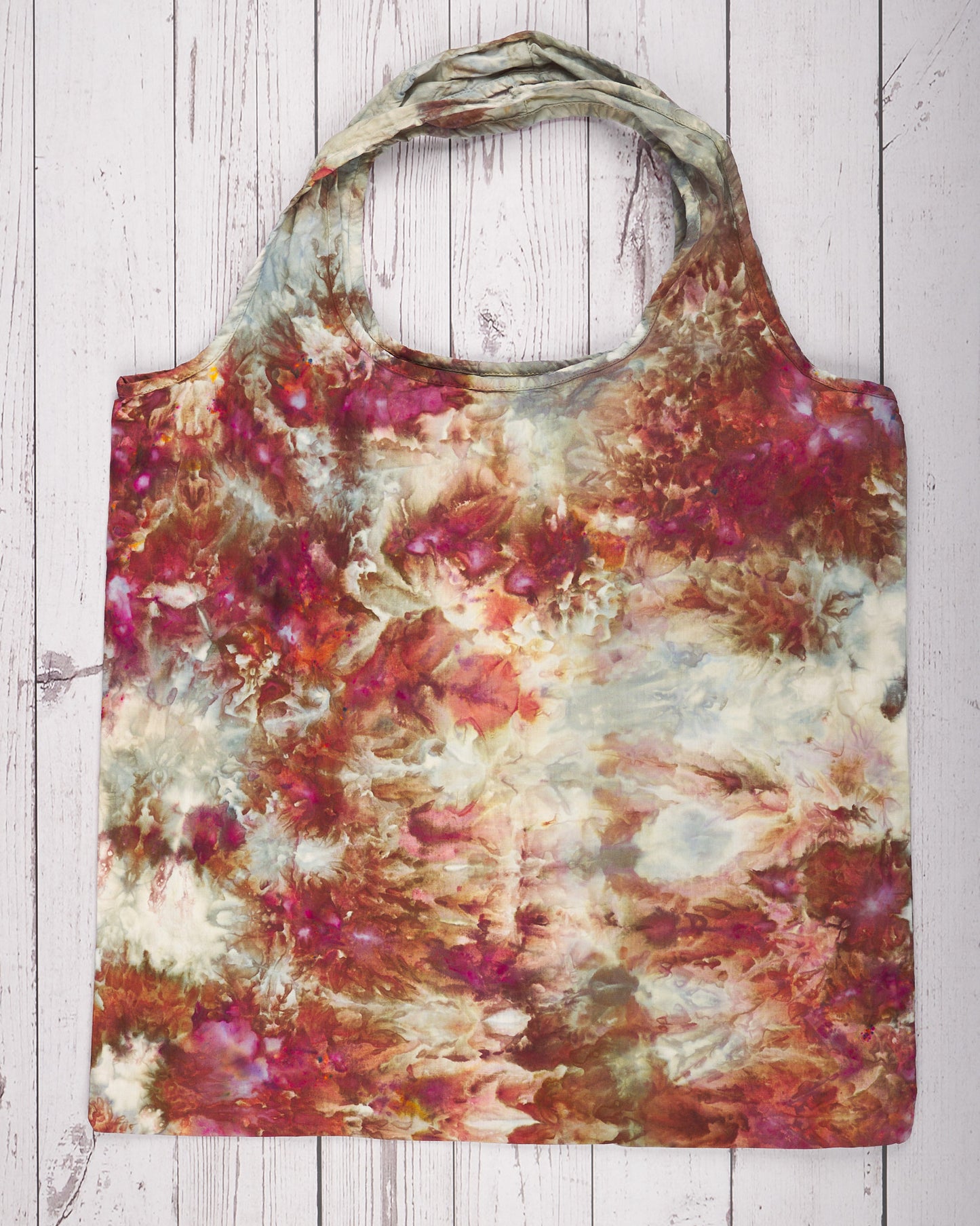 Ice-Dyed Cotton Tote