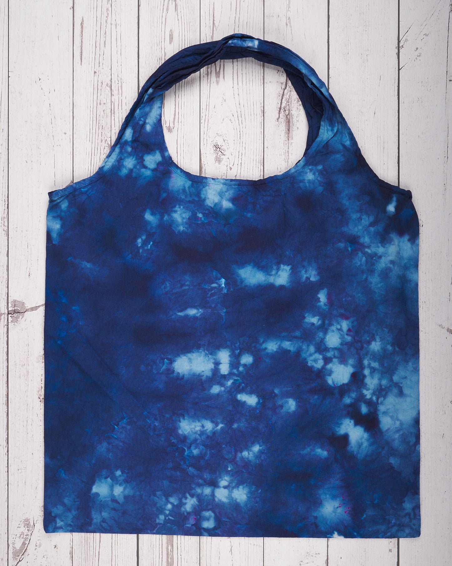 Ice-Dyed Cotton Tote