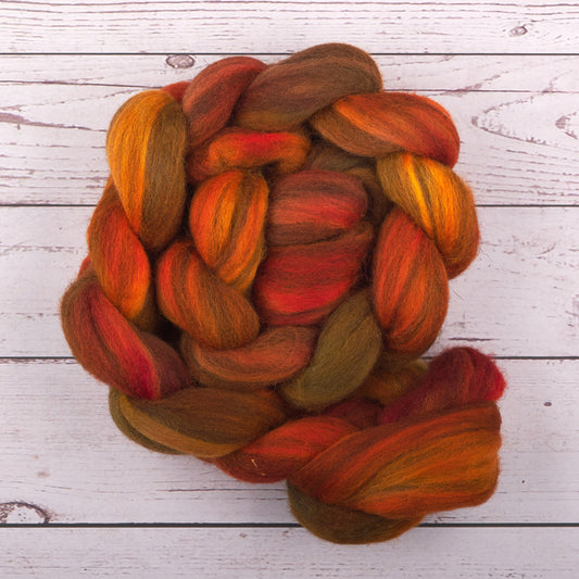 Bluefaced Leicester Spinning Fiber - Marigolds