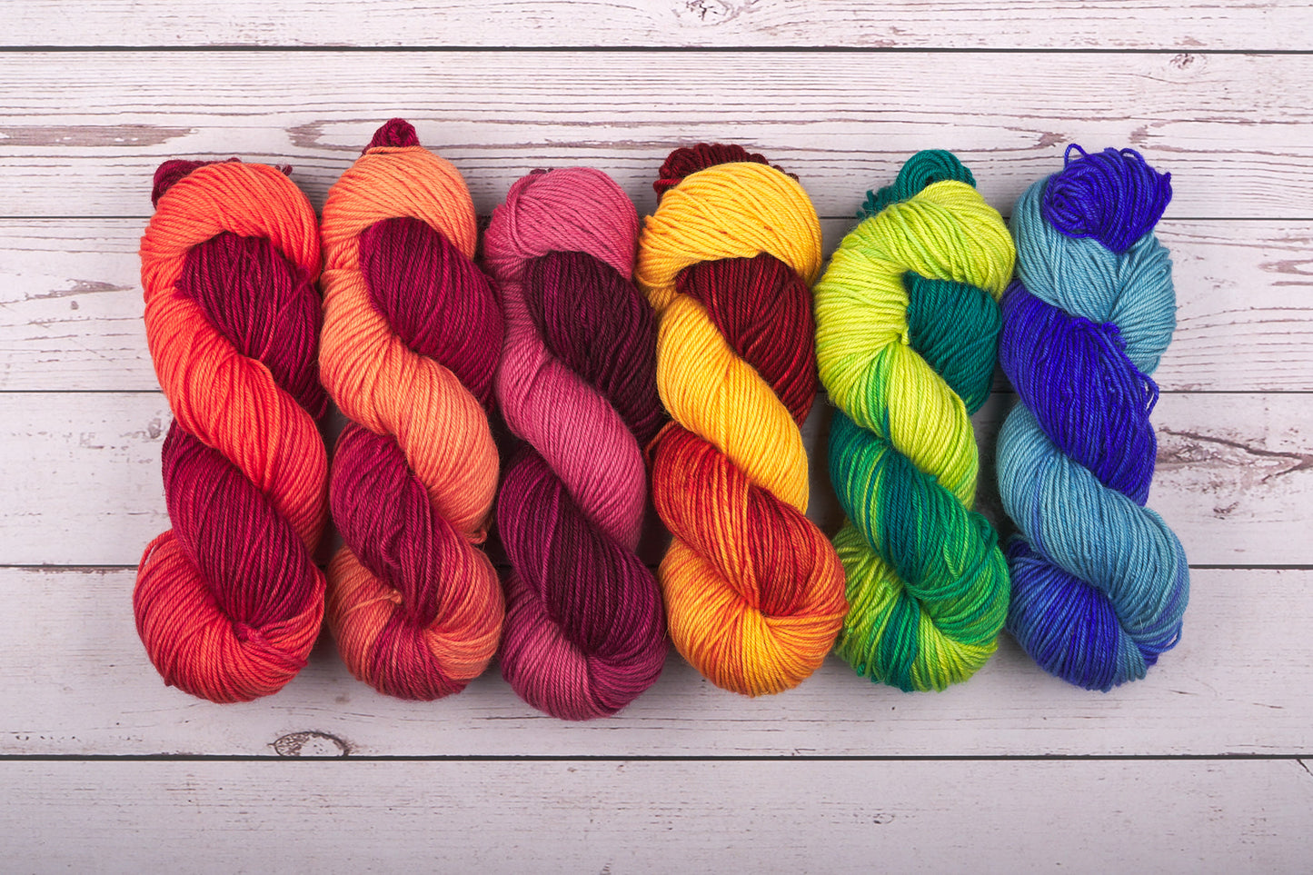 Bluefaced Leicester Sport Yarn - Passion Fruit