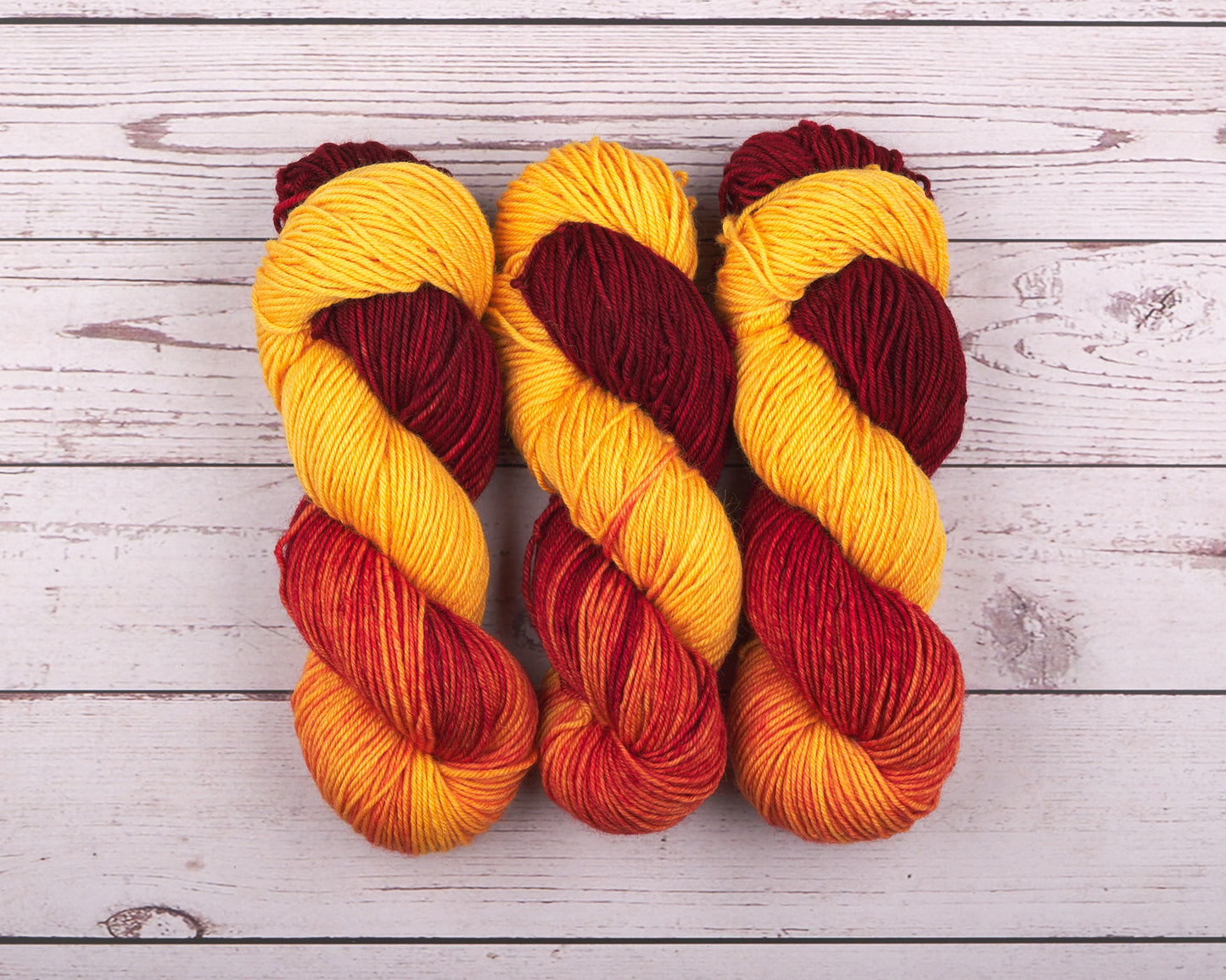 Bluefaced Leicester Sport Yarn - Red Hot Poker