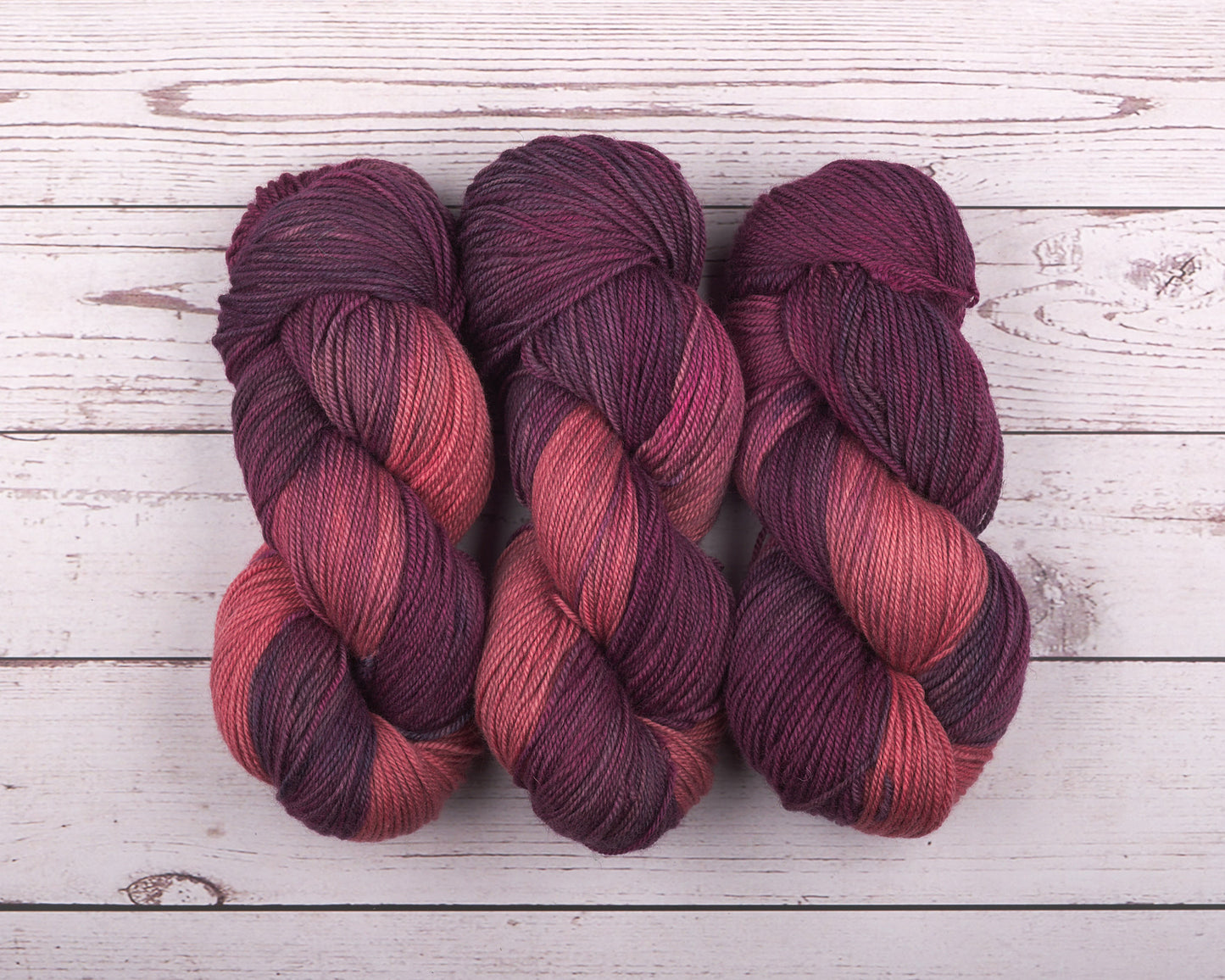 Bluefaced Leicester Worsted Yarn - Pink Mist